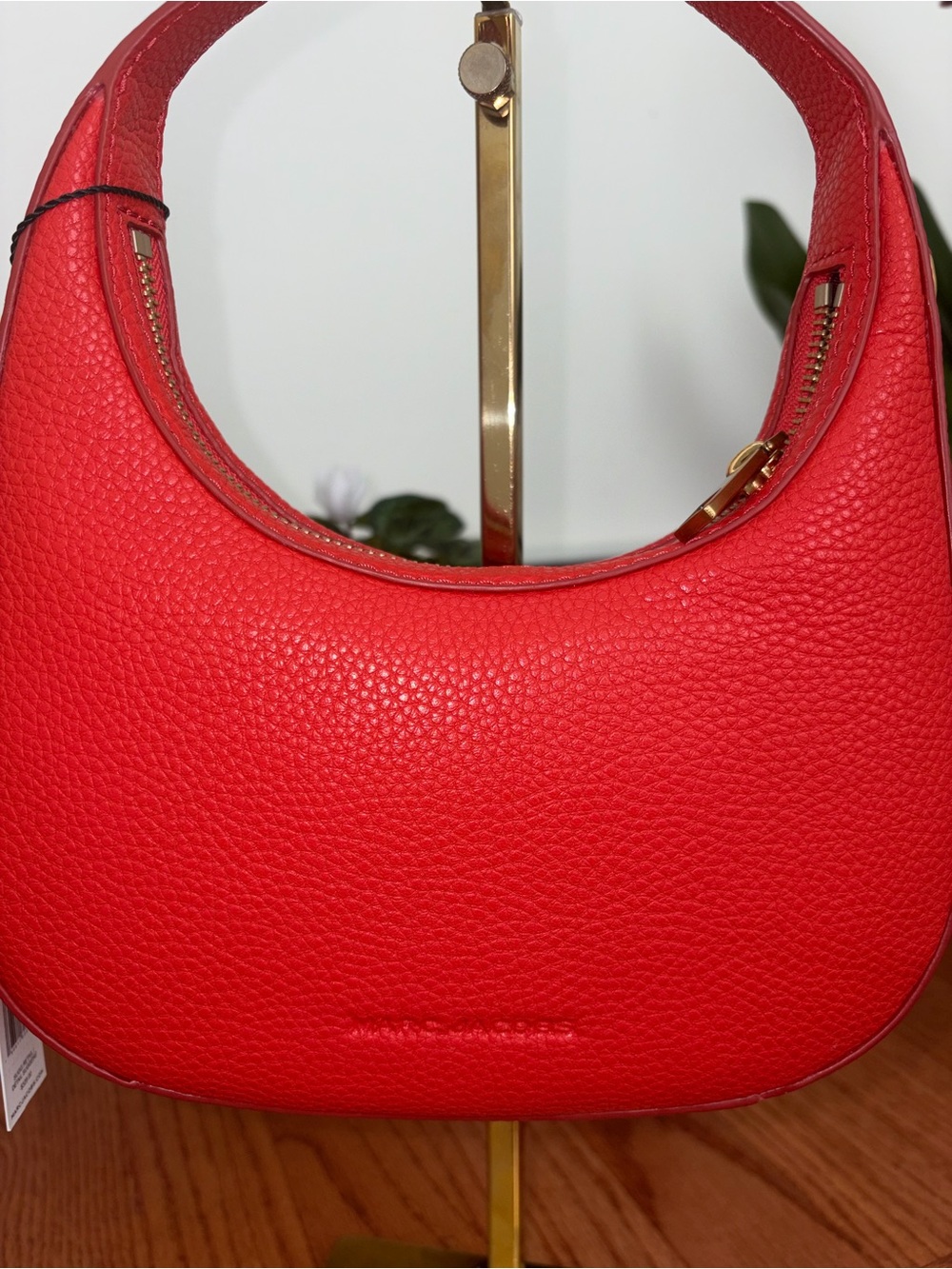 NWT Marc Jacobs Red Leather Crescent Bag - Picture 2 of 5
